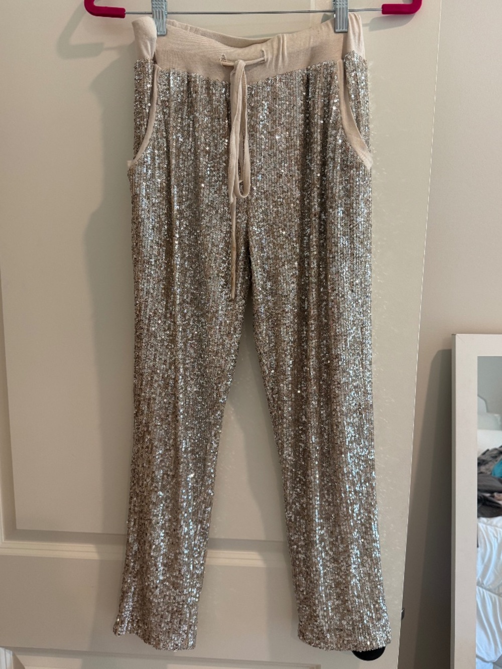 Sosia Sequin Draw String Pants